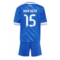 Real Madrid Arda Guler #15 Tretí Detský futbalový dres 2025-26 Krátky Rukáv (+ trenírky)